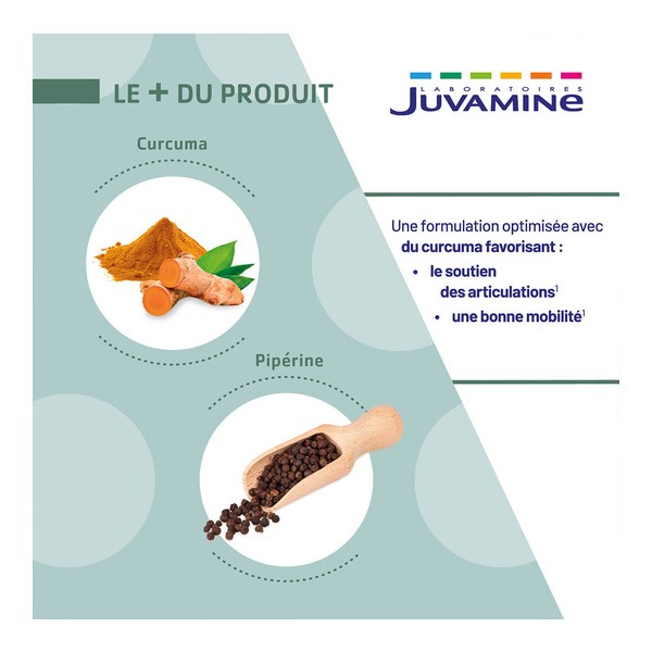 Juvamine Curcuma Pipérine gélules