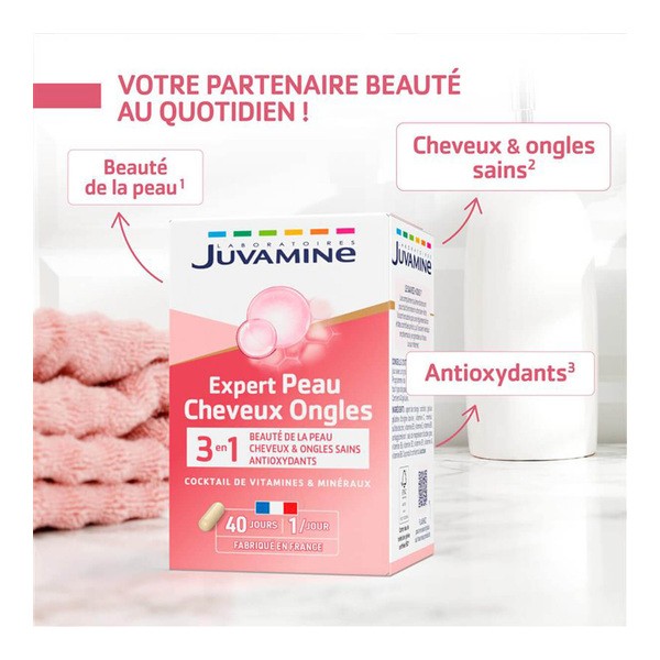 Juvamine Expert Peau Cheveux Ongles gélules