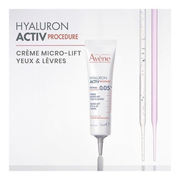 Avène Hyaluron Activ Procedure Crème Micro lift yeux et lèvres
