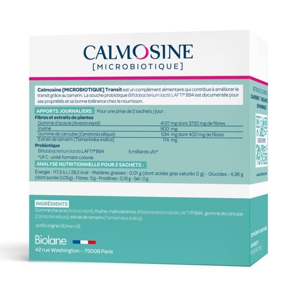 Calmosine Transit bébé sachet Constipation Probiotiques