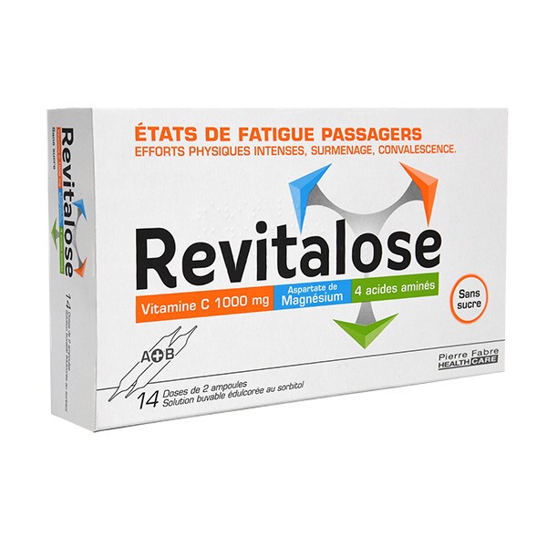 Revitalose ampoules Médicament contre la fatigue sans ordonnance