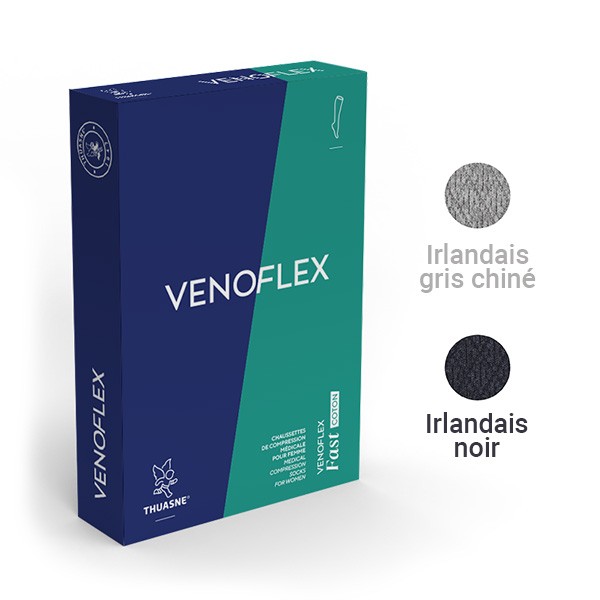 Venoflex Fast Coton Chaussettes de Contention Femme Classe 2