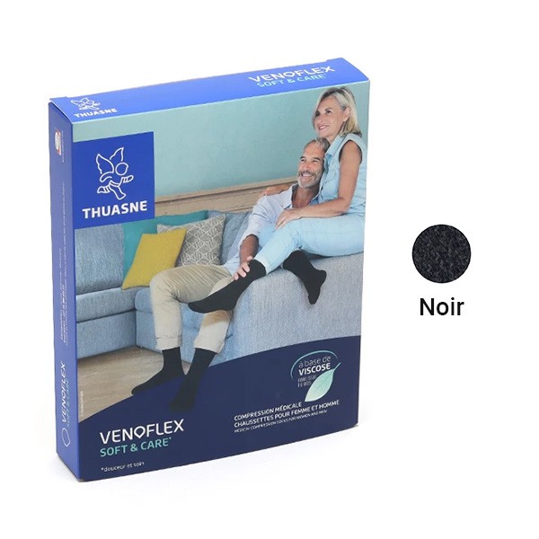 Venoflex Soft & Care Chaussettes de contention mixte classe 2