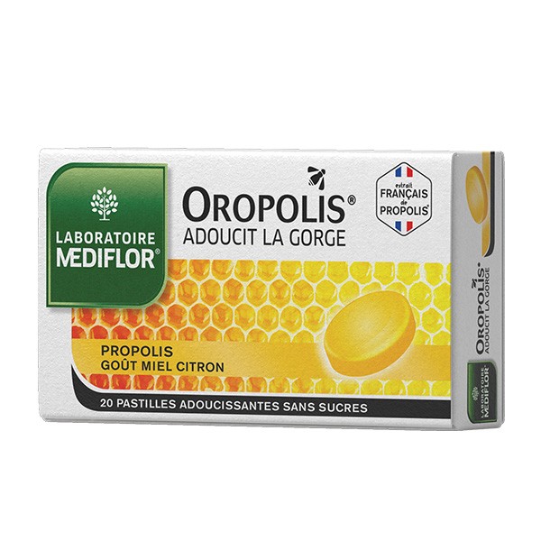 Oropolis miel citron pastilles