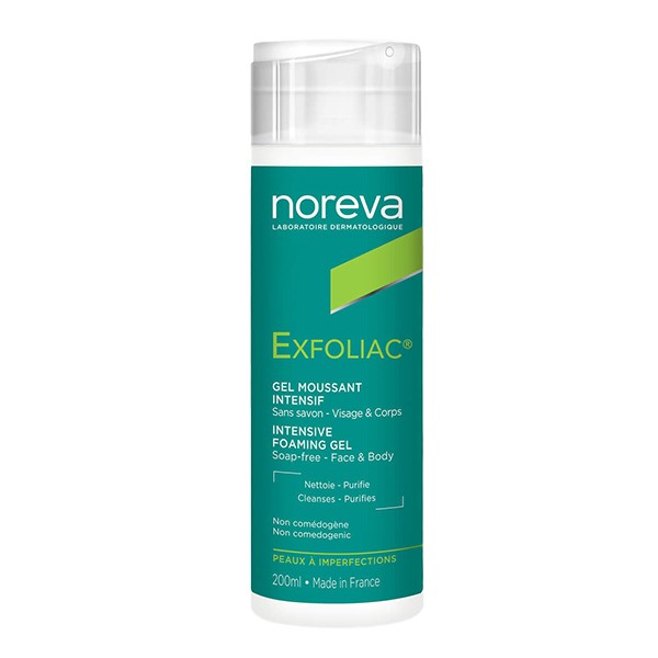 Noreva Exfoliac gel moussant intensif