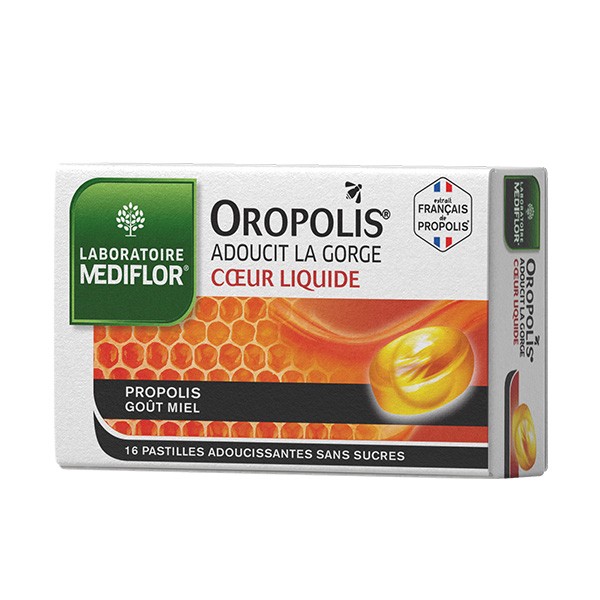 Oropolis coeur liquide pastilles