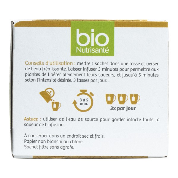 Bio Nutrisanté infusion Tonifiant sachets