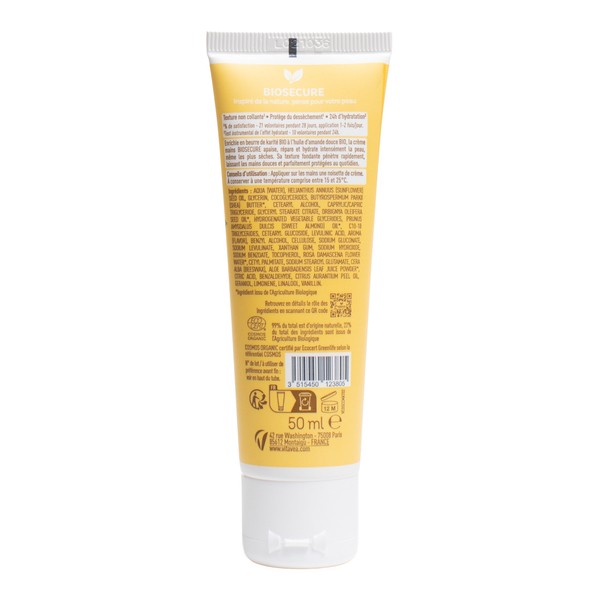 Biosecure Crème mains bio Amande Karité