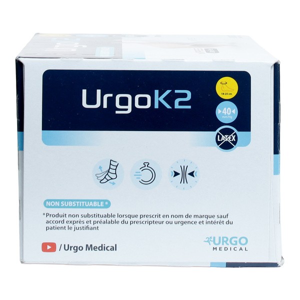 Urgo K2 système de compression bi-bande sans latex