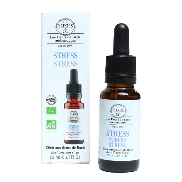 Elixirs and Co Fleurs de Bach Stress gouttes Bio