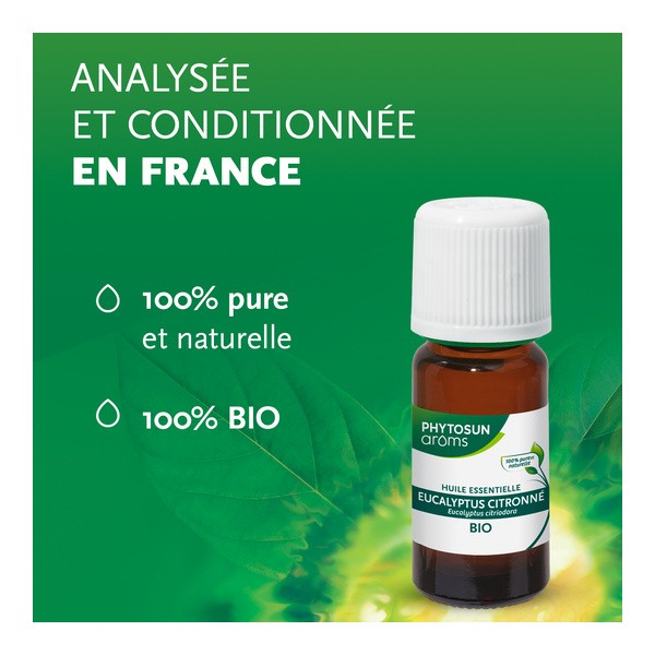 Phytosun Arôms huile essentielle Eucalyptus citronné bio