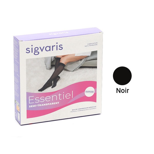 Sigvaris Essentiel Semi transparent Chaussettes de contention Femme Classe 1