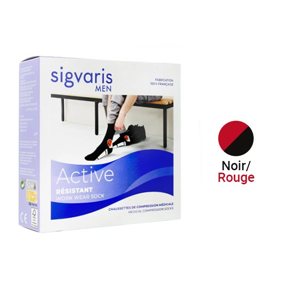 Sigvaris Active Résistant Chaussettes de contention Homme classe 2