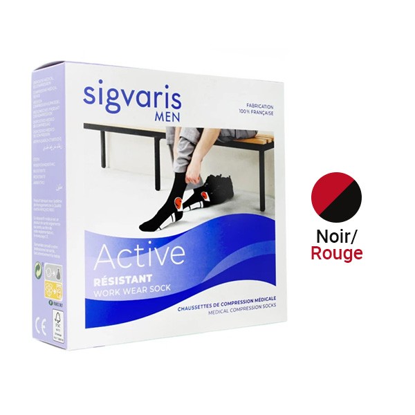 Sigvaris Active Résistant Chaussettes de contention Homme classe 2