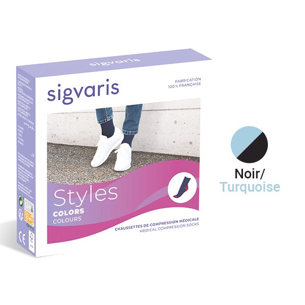 Sigvaris Styles Colors Chaussettes de contention Femme Classe 2