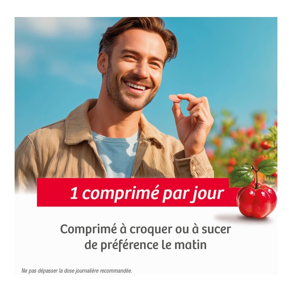 Vitascorbol Acérola 1000 comprimés à croquer