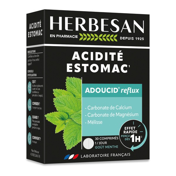 Herbesan Acidité Estomac Adoucid reflux à croquer