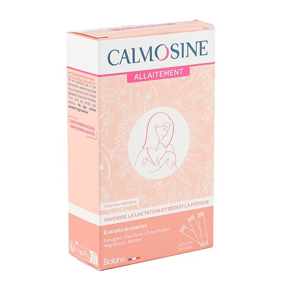 Calmosine allaitement boisson unidoses