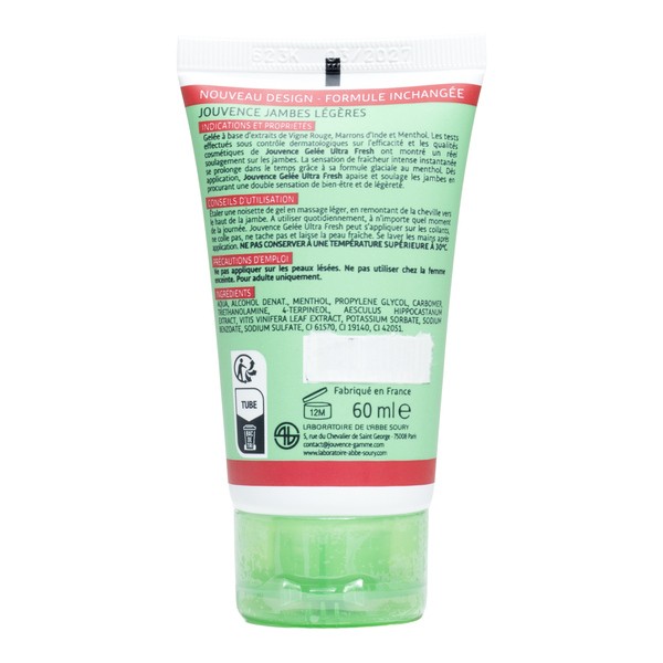 Jouvence gelée ultra fresh jambes légères