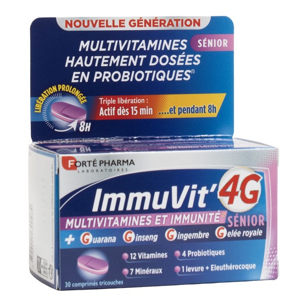 Forté Pharma ImmuVit 4G Sénior comprimés