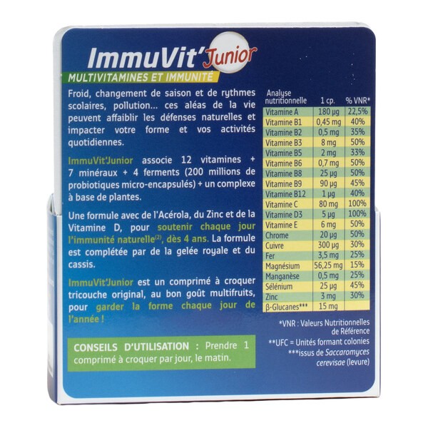 Forté Pharma ImmuVit Junior comprimés à croquer