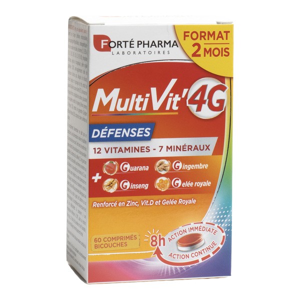 Forté Pharma MultiVit 4G Défenses comprimé