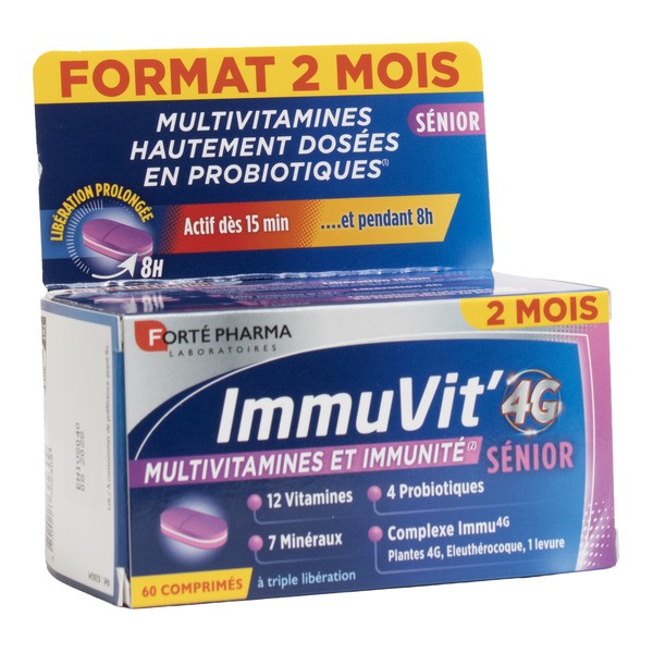 Forté Pharma ImmuVit 4G Sénior comprimés