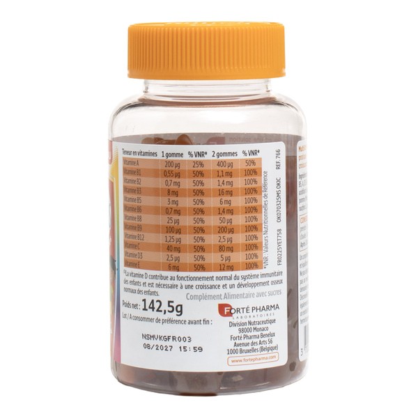 Forté Pharma MultiVit' Kids Défenses et croissance gummies