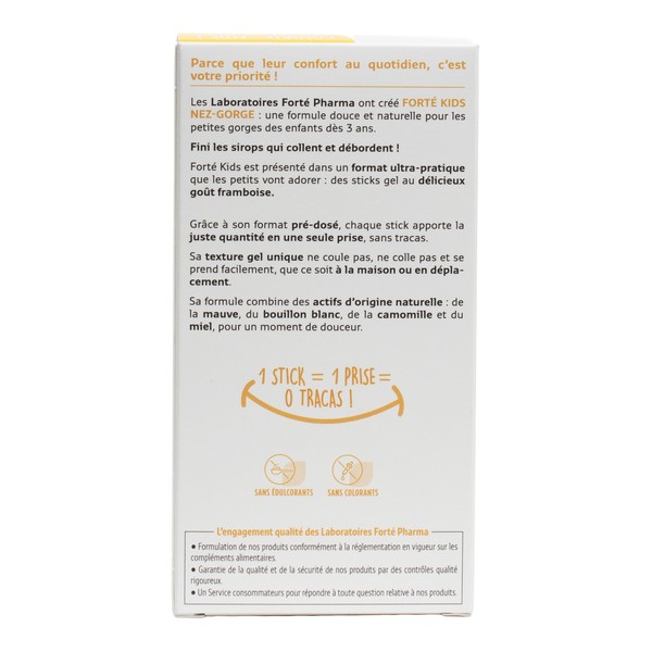 Forté Pharma Forté kids Nez Gorge sticks gel