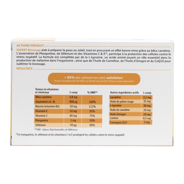 Forté Pharma Expert Bronzage 2 en 1 comprimés