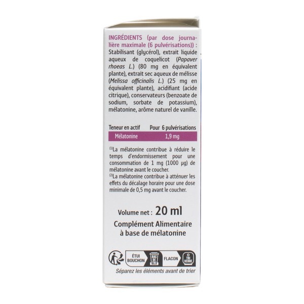 Forté Pharma FortéNuit Mélatonine 1900 spray