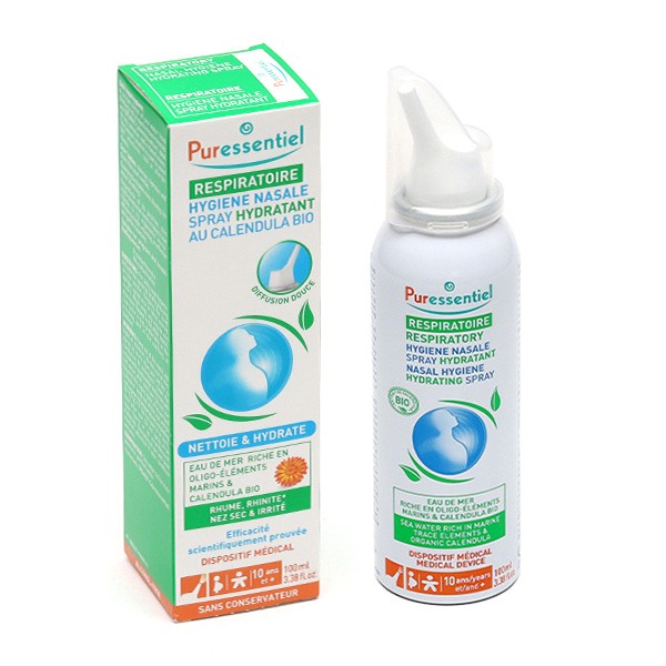 Puressentiel Respiratoire Hygiène nasale Spray hydratant