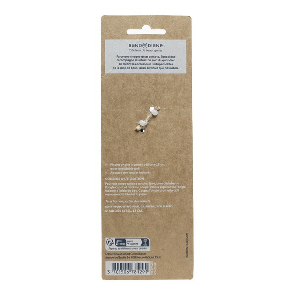 Sanodiane Pince à ongles incarnés