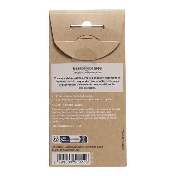 Sanodiane repousse cuticules 6 bâtonnets
