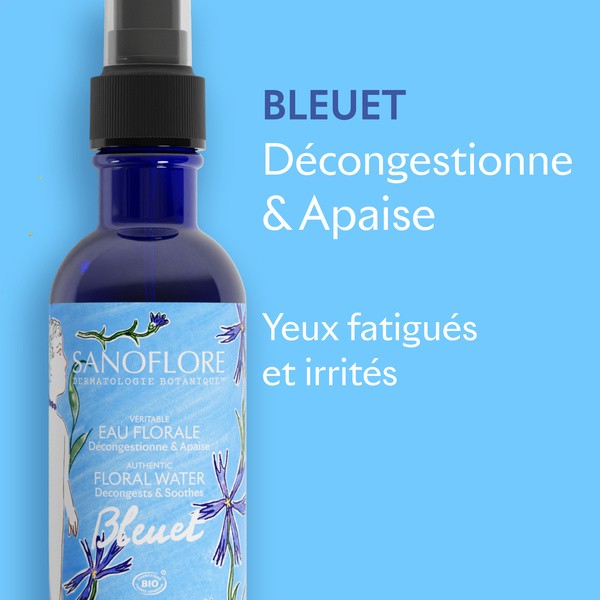 Sanoflore eau florale de bleuet bio