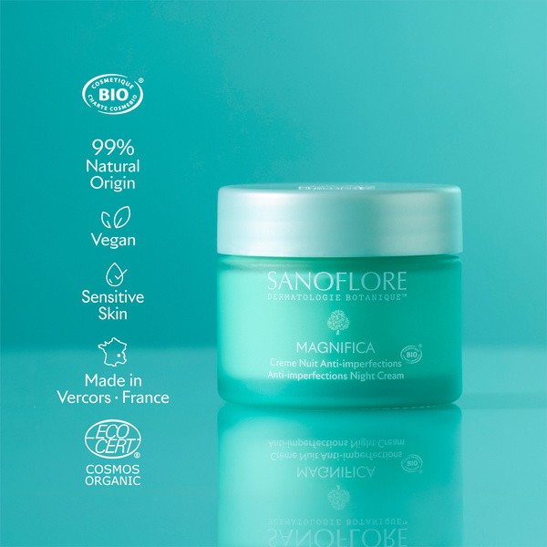 Sanoflore Magnifica Crème Nuit anti imperfections Bio