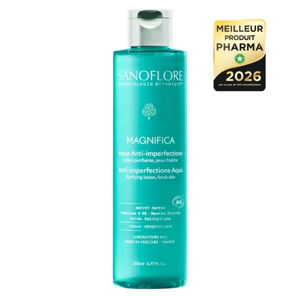 Sanoflore Magnifica Aqua Lotion anti imperfections Bio