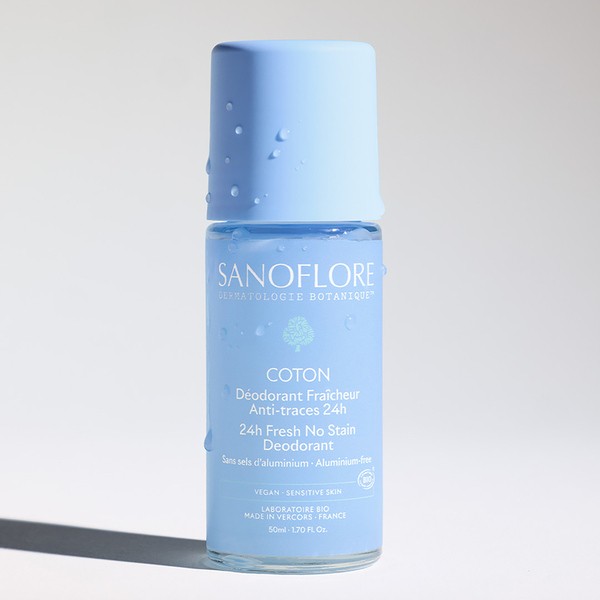 Sanoflore Déodorant Coton 24H bio roll on