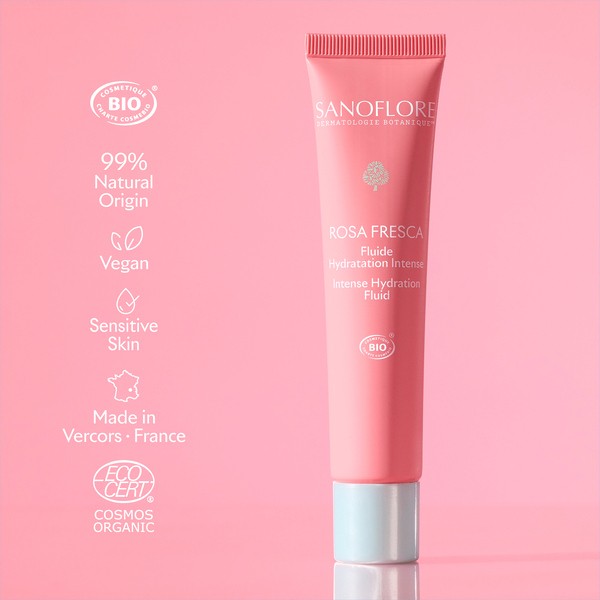 Sanoflore Rosa Fresca Fluide hydratation intense Bio
