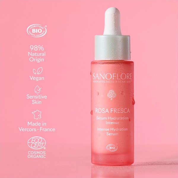 Sanoflore Rosa fresca Sérum Hydratation Intense bio