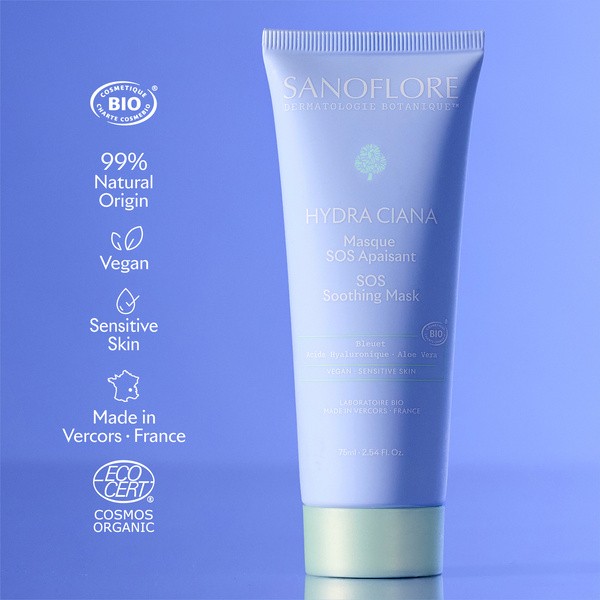 Sanoflore Hydra Ciana Masque SOS apaisant bio