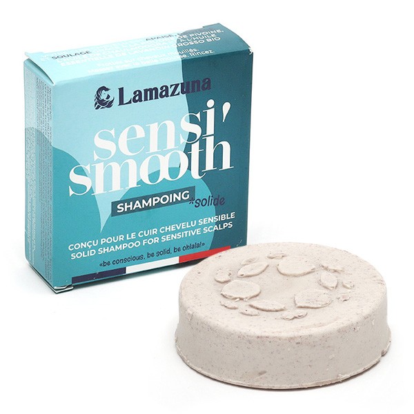 Lamazuna Sensi Smooth shampoing solide cuir chevelu sensible