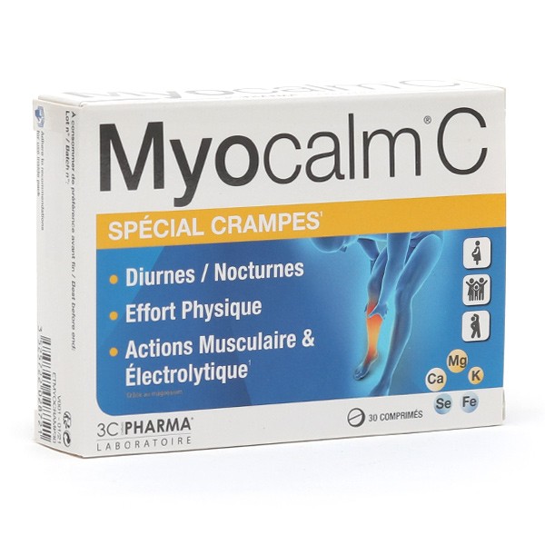 Les 3 Chênes Myocalm C Spécial Crampes comprimés