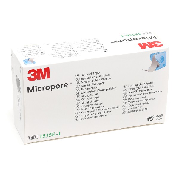 3M Micropore sparadrap blanc 2,5 cm x 9,14 m
