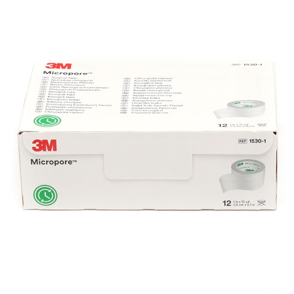 3M Micropore sparadrap blanc 2,5 cm x 9,14 m
