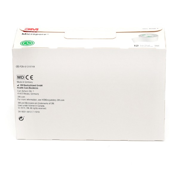 3M Micropore sparadrap blanc 2,5 cm x 9,14 m