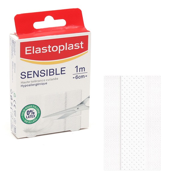 Elastoplast Sensible bandes de pansement à découper 10 cm x 6 cm