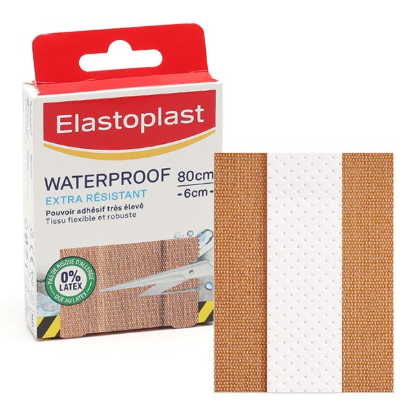 Elastoplast waterproof Extra résistant bandes de 10 x 6 cm
