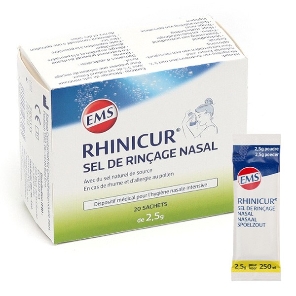 Rhinicur sel de rinçage nasal sachets