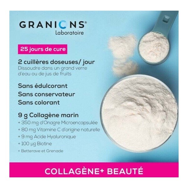 Granions Collagène+ Beauté poudre goût citron